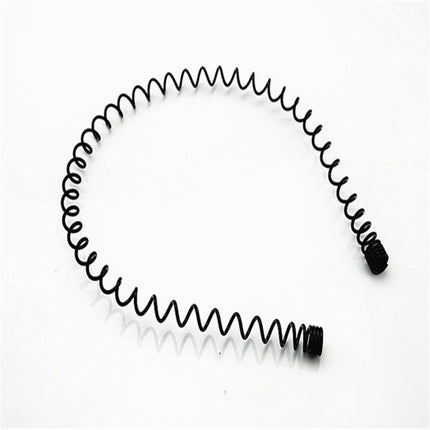 Iron black bottom wave spiral sports head hoop head buckle bath fine hairpin men's and girls universal wash hair hoop wholesale