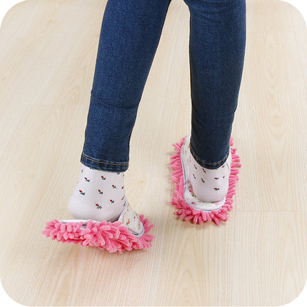 Xinzhi Shang Wholesale Children's Adult Open-Toe Cotton Slippers Lazy Floor Mopping Slippers Mopping Slippers Removable and Washable Sweeping Shoes