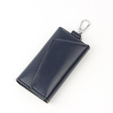 Door Key Bag Genuine Leather Waist Hanging Manufacturer Wholesale Spot Men's Multi-Functional Key Bag Volkswagen Special Card Bag