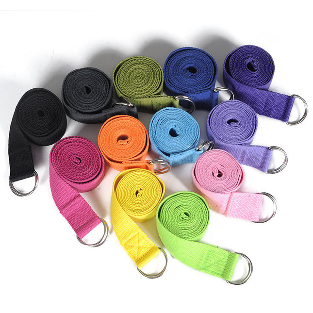 Yoga training belt stretch belt multifunctional yoga rope belt 3.2 meters long yoga stretch auxiliary non-elastic