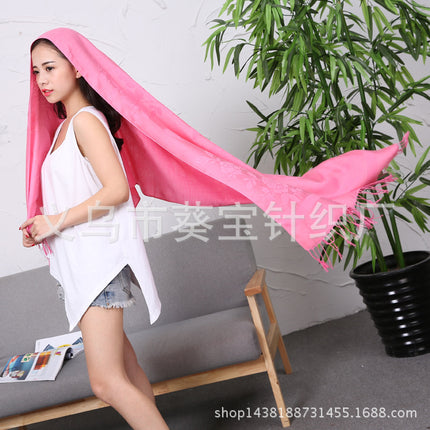 New Jacquard Ethnic Style Scarf Women Air Conditioning Shawl Yunnan Lijiang Bohemian Scarf Autumn and Winter Shawl