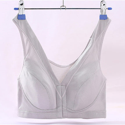 Special Cabinet silk bra front buckle nursing bra push up pregnant women vest bra without steel ring L-XXL