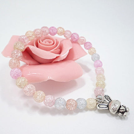 S447 Popcorn Stone Crystal Bracelet Lucky Cat Bracelet Pearl Bracelet Jewelry Wholesale Factory Outlet