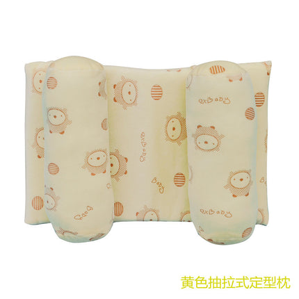 Newborn Baby Baby Pillow Baby Pillow Anti-Migraine Shaping Pillow Pure Cotton Adjustable Baby Product Pillow