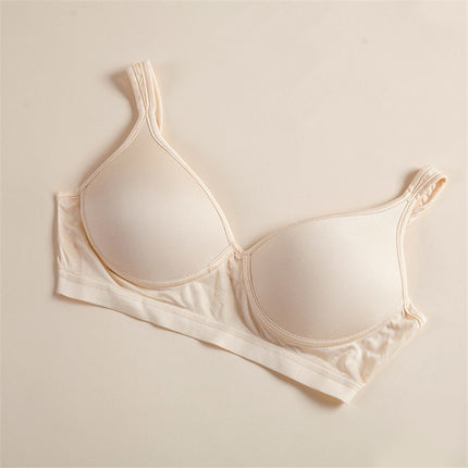 Silk Bra 100 Mulberry Silk Women's Bra Without Rims Thin Mold Cup Comfortable Intimates Multi-Color M-Xxl