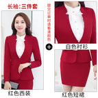 Red Suit Shirt Skirt / XXL
