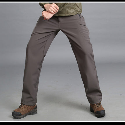 Softshell Jacket Softshell Pants Outdoor Military Fan Pants Windproof Waterproof Thermal Pants Durable Camouflage Slimming