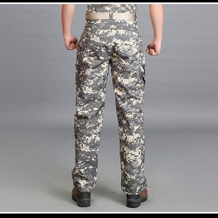 Softshell Jacket Softshell Pants Outdoor Military Fan Pants Windproof Waterproof Thermal Pants Durable Camouflage Slimming