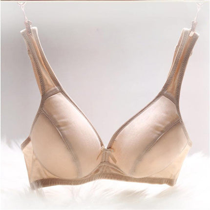 Silk Bra Classic Women's Bra Fine Knitted Silk Bra Pregnant Women Can Wear Multi-Color M-XXXL