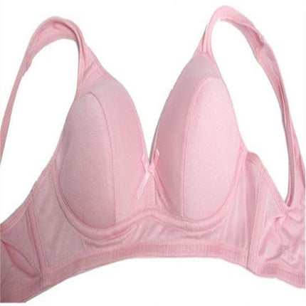 Silk Bra Classic Women's Bra Fine Knitted Silk Bra Pregnant Women Can Wear Multi-Color M-XXXL