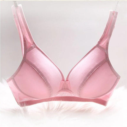 Silk Bra Classic Women's Bra Fine Knitted Silk Bra Pregnant Women Can Wear Multi-Color M-XXXL