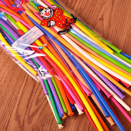 Factory Direct 1.8g long Magic Balloon modeling magic strip new variety modeling balloon 100 pack
