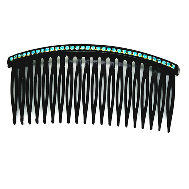 Wholesale Medium-Sized Comb Hairpin for Women, Bangs Comb, Claw Chain, Rhinestone Hair Comb, Bun Maker, Hair Fork, Hair Accessory