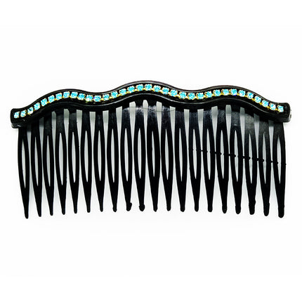 Wholesale Medium-Sized Comb Hairpin for Women, Bangs Comb, Claw Chain, Rhinestone Hair Comb, Bun Maker, Hair Fork, Hair Accessory