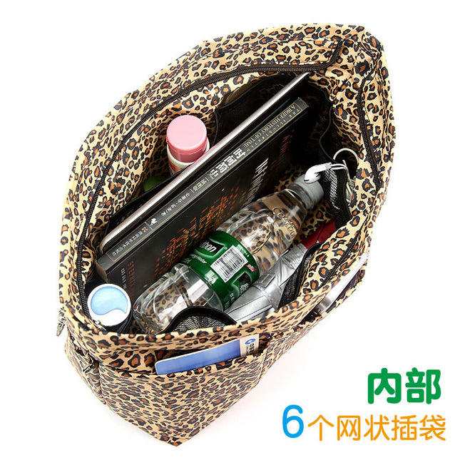 Extra Large Rigid Oxford Cloth Bag Medium Bag Internet Popular Storage Bag Cosmetic Bag Tote Bag Inner Bag Double Zipper