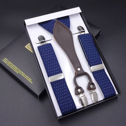 Men's Strap Suit Pants Strap Clip Suspender Strap for the Elderly Men's Fat Men's Elasticated Shoulder Strap Four Clips Black jek
