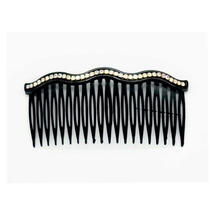 Wholesale Medium-Sized Comb Hairpin for Women, Bangs Comb, Claw Chain, Rhinestone Hair Comb, Bun Maker, Hair Fork, Hair Accessory