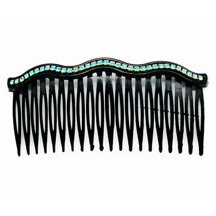Wholesale Medium-Sized Comb Hairpin for Women, Bangs Comb, Claw Chain, Rhinestone Hair Comb, Bun Maker, Hair Fork, Hair Accessory