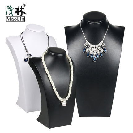 Window Display Human Model Necklace Display Stand Pendant Jewelry Neck Model Jewelry Display Props
