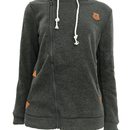 Wish AliExpress New European and American Sweatshirt Cardigan Side Zipper Hoodie Jacket Women's Clothing
