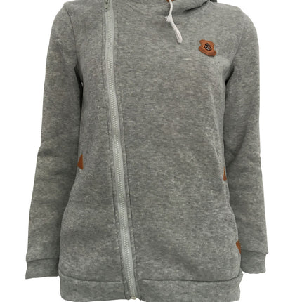 Wish AliExpress New European and American Sweatshirt Cardigan Side Zipper Hoodie Jacket Women's Clothing