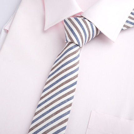 Plaid hand JK tie width 8cm formal wear business Leisure College Japanese uniform cotton tie women Wholesale