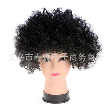 Explosive head fan hair color wig holiday wig performance ball supplies clown wig multi-color
