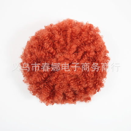 Explosive head fan hair color wig holiday wig performance ball supplies clown wig multi-color