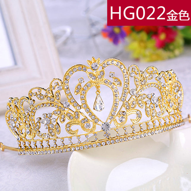 Aliexpress Classy Bridal Jewelry Alloy Large Crown Tiara Princess Kidsren's Performance Crown Photo Studio Wedding Accessories