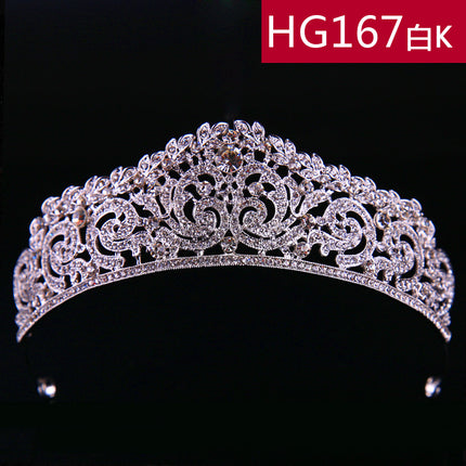 Aliexpress Classy Bridal Jewelry Alloy Large Crown Tiara Princess Kidsren's Performance Crown Photo Studio Wedding Accessories