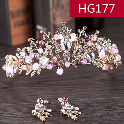 Aliexpress Classy Bridal Jewelry Alloy Large Crown Tiara Princess Kidsren's Performance Crown Photo Studio Wedding Accessories