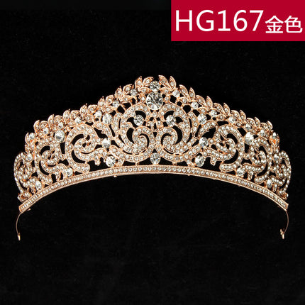 Aliexpress Classy Bridal Jewelry Alloy Large Crown Tiara Princess Kidsren's Performance Crown Photo Studio Wedding Accessories