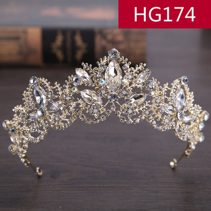 Aliexpress Classy Bridal Jewelry Alloy Large Crown Tiara Princess Kidsren's Performance Crown Photo Studio Wedding Accessories