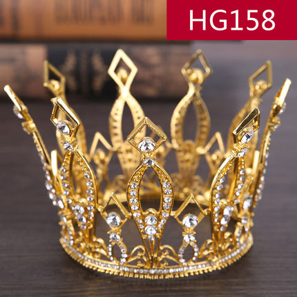 Aliexpress Classy Bridal Jewelry Alloy Large Crown Tiara Princess Kidsren's Performance Crown Photo Studio Wedding Accessories