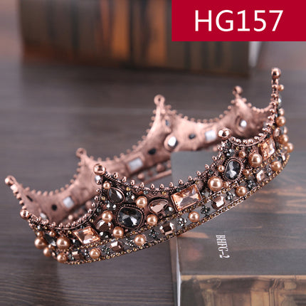 Aliexpress Classy Bridal Jewelry Alloy Large Crown Tiara Princess Kidsren's Performance Crown Photo Studio Wedding Accessories