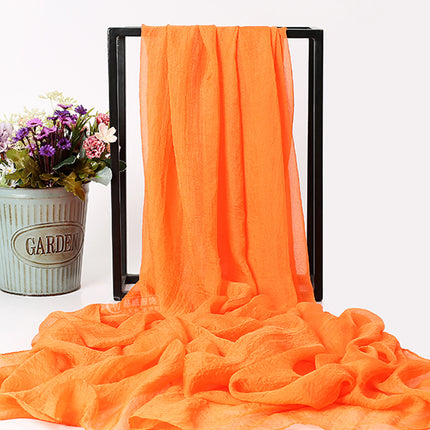 3 meters 2.3 meters long solid color sunscreen chiffon scarf beach towel travel shawl scarf a generation of hair