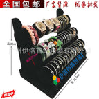 Three-layer hand rack (black flannel)