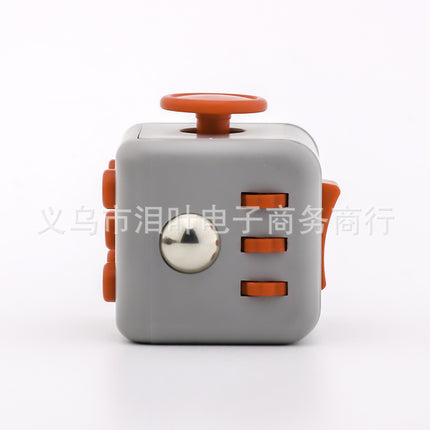 Cross-Border Stress-Relief Cube, Infinite Block Finger Stress-Relief Dice, Novel and Unique Stress-Relief Toy, Fidget Cube, Educational Toy