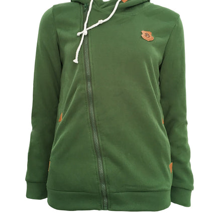 Wish AliExpress New European and American Sweatshirt Cardigan Side Zipper Hoodie Jacket Women's Clothing