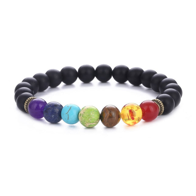 8mm Imitation Frosted Agate Tiger's Eye Crystal Qingjin Emperor Stone Bracelet Fresh Fashion Bracelet