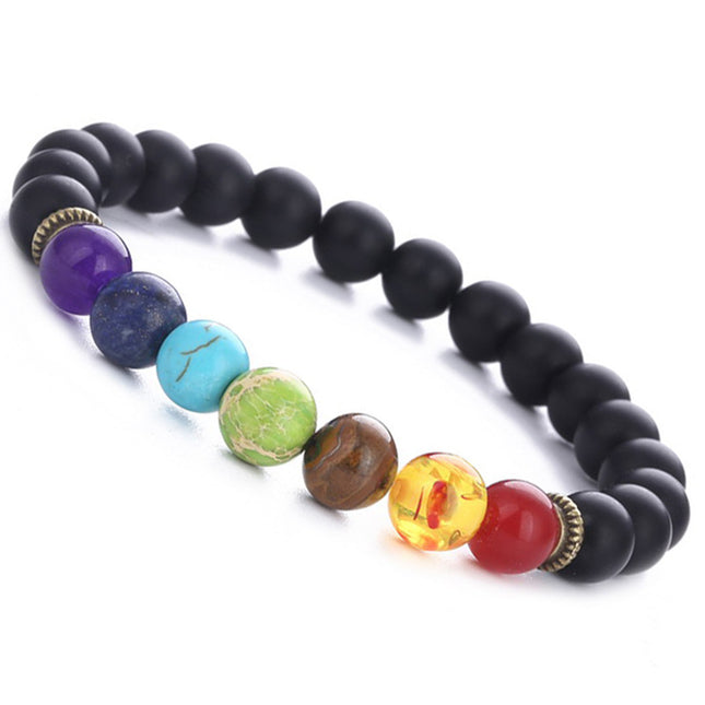 8mm Imitation Frosted Agate Tiger's Eye Crystal Qingjin Emperor Stone Bracelet Fresh Fashion Bracelet