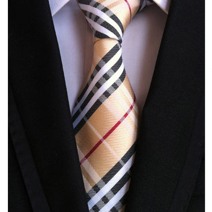 Manufacturers wholesale tie polyester jacquard tie men's casual formal wear professional business tie in stock supply