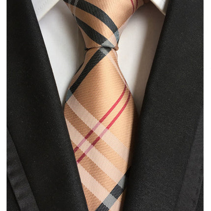 Manufacturers wholesale tie polyester jacquard tie men's casual formal wear professional business tie in stock supply
