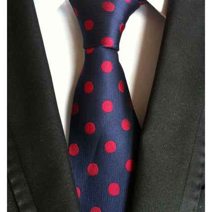 Manufacturers wholesale tie polyester jacquard tie men's casual formal wear professional business tie in stock supply