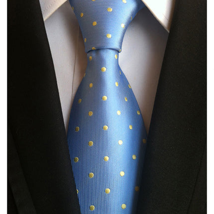 Manufacturers wholesale tie polyester jacquard tie men's casual formal wear professional business tie in stock supply