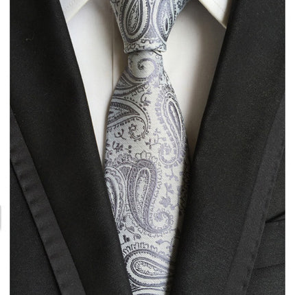 Manufacturers wholesale tie polyester jacquard tie men's casual formal wear professional business tie in stock supply