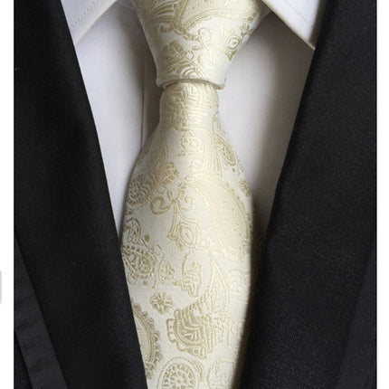 Manufacturers wholesale tie polyester jacquard tie men's casual formal wear professional business tie in stock supply