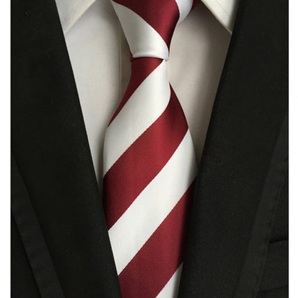 Manufacturers wholesale tie polyester jacquard tie men's casual formal wear professional business tie in stock supply