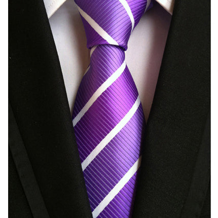 Manufacturers wholesale tie polyester jacquard tie men's casual formal wear professional business tie in stock supply
