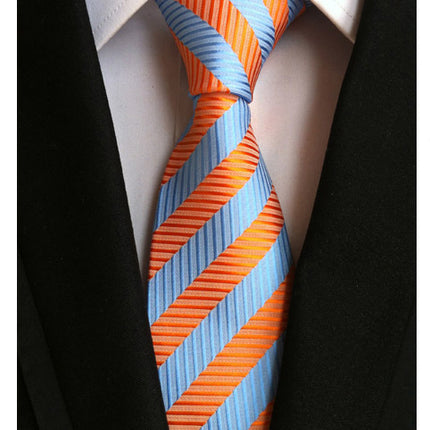 Manufacturers wholesale tie polyester jacquard tie men's casual formal wear professional business tie in stock supply